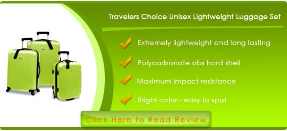 Travelers Choice Unisex - Adult Freedom 3 Piece Lightweight Hard-Shell Spinning Rolling Luggage Set